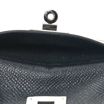 Hermes Swift Epsom Pocket Kelly Shoulder Strap Black 4 of 7
