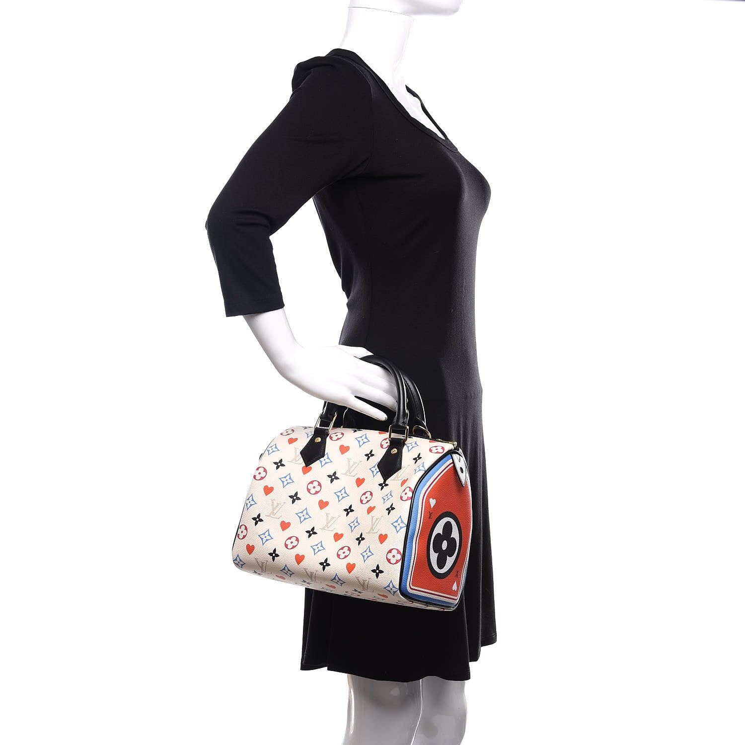 Louis Vuitton Game On Speedy Bandouliere 25 White 3 of 11
