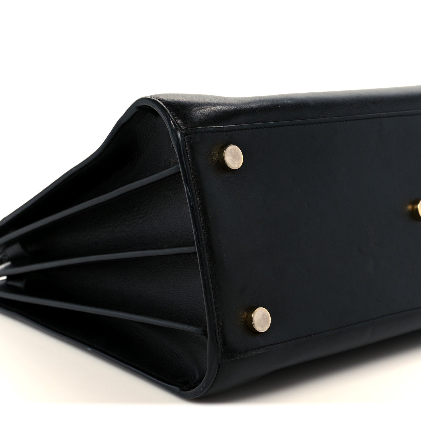 Calfskin Small Sac De Jour Black