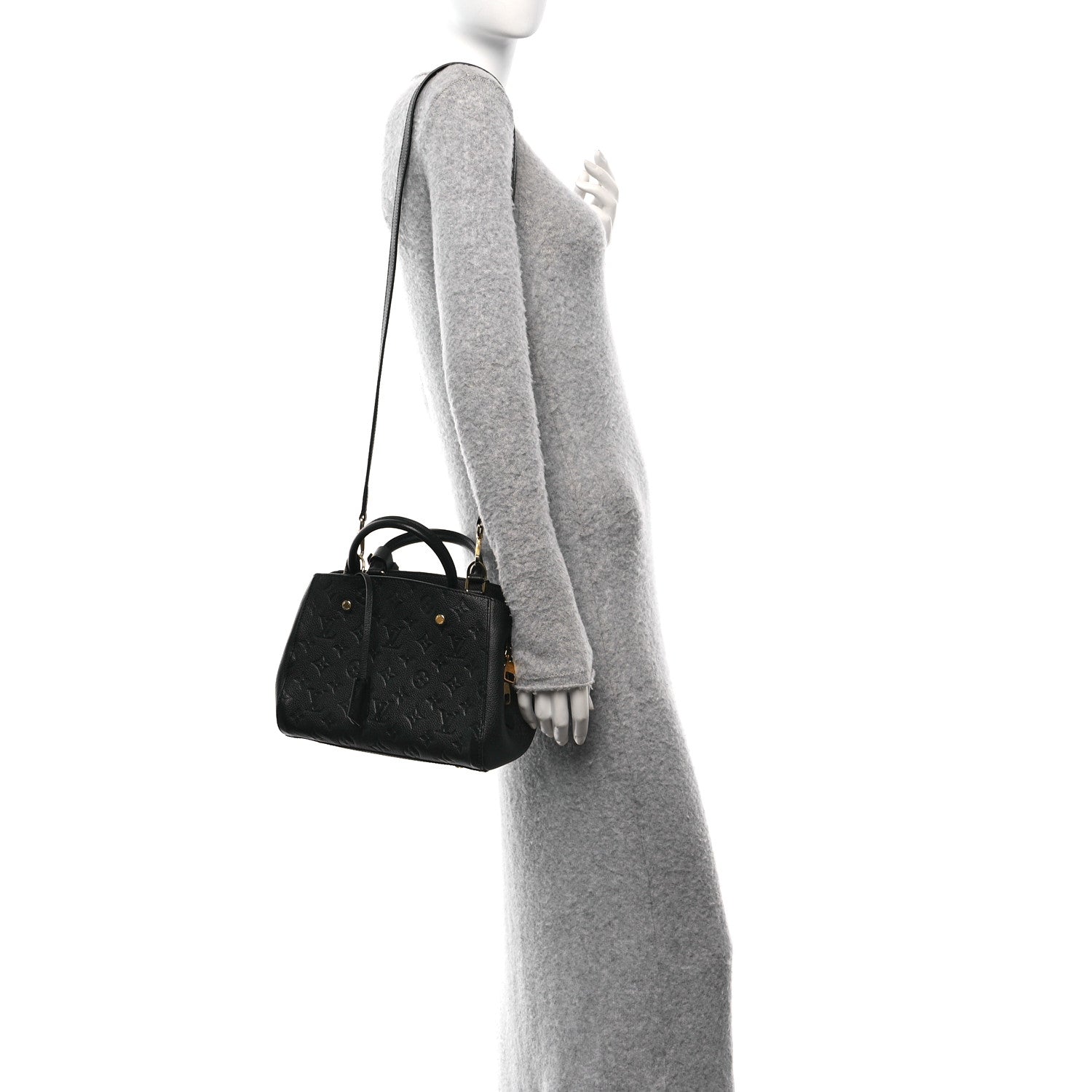 Louis Vuitton Empreinte Montaigne BB Black 2 of 10