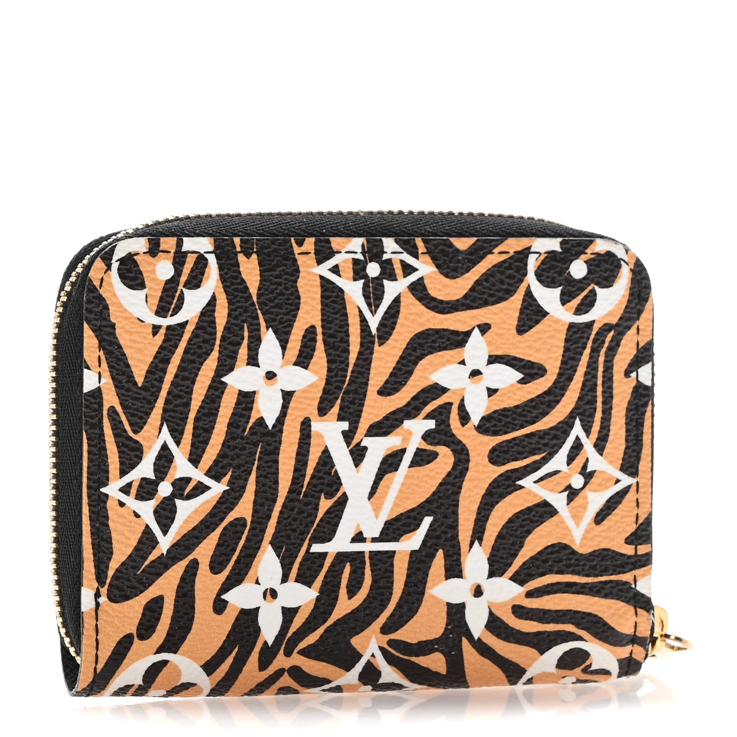 Monogram Giant Jungle Zippy Coin Purse Black