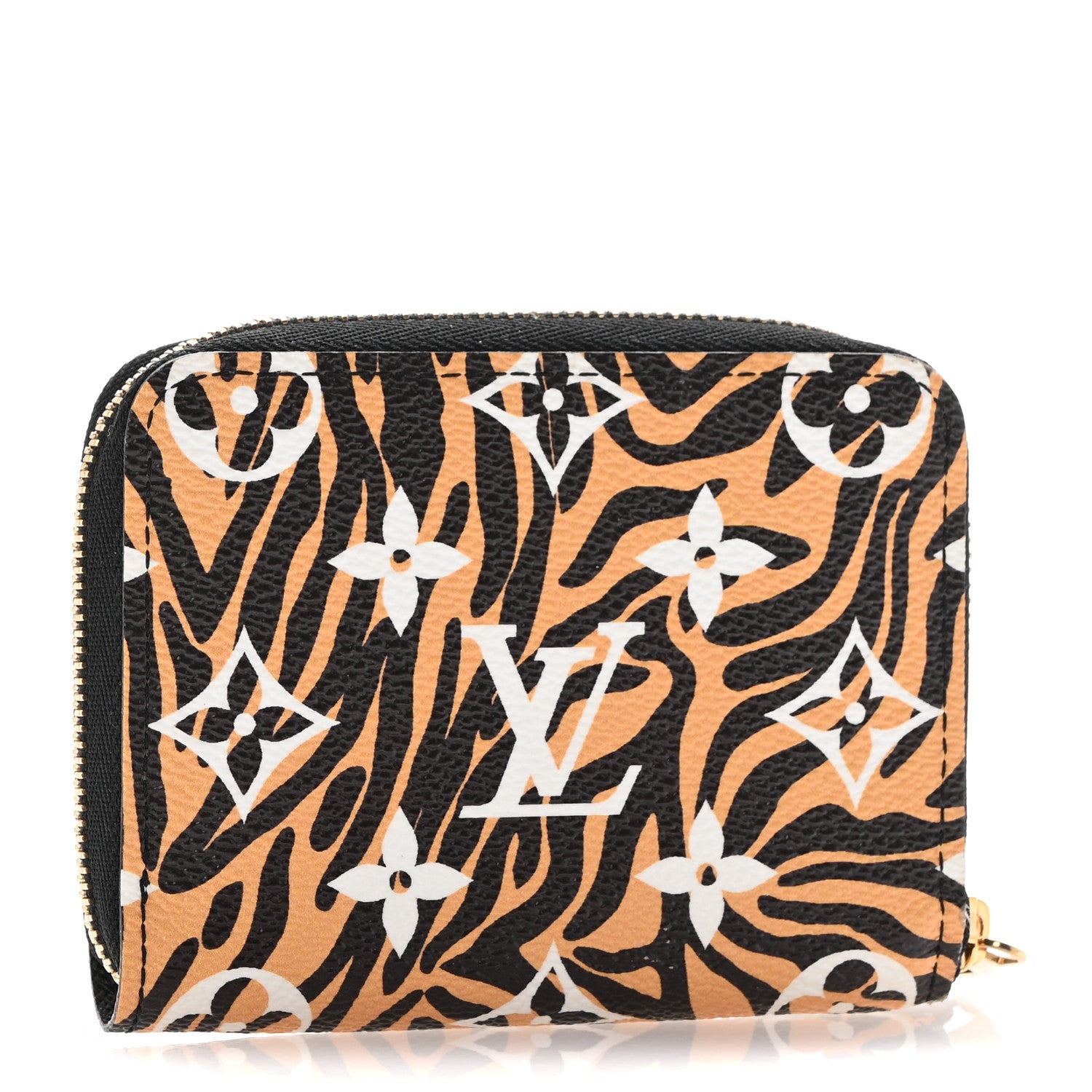 Louis Vuitton Monogram Giant Jungle Zippy Coin Purse Black 3 of 9