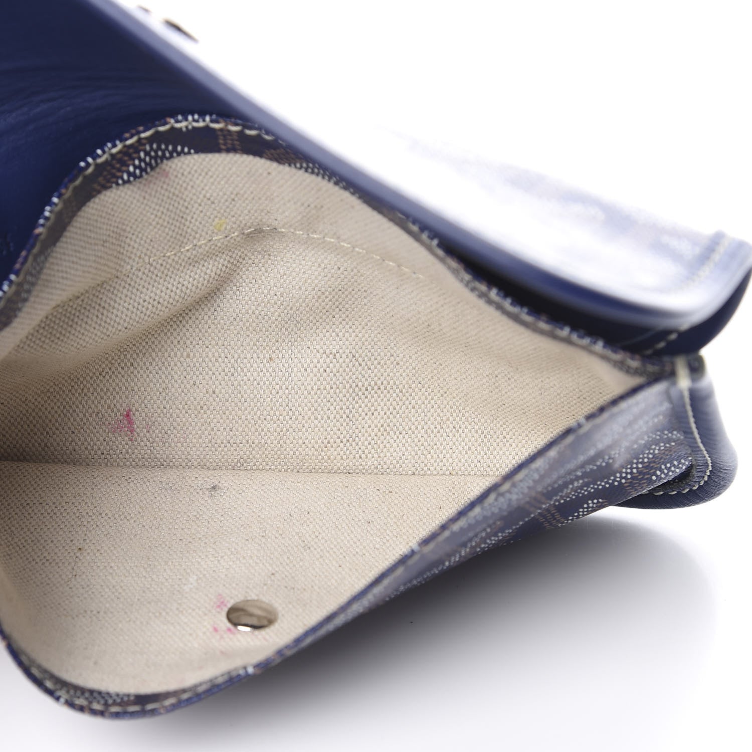 Goyard Goyardine Pouch Navy 5 of 9