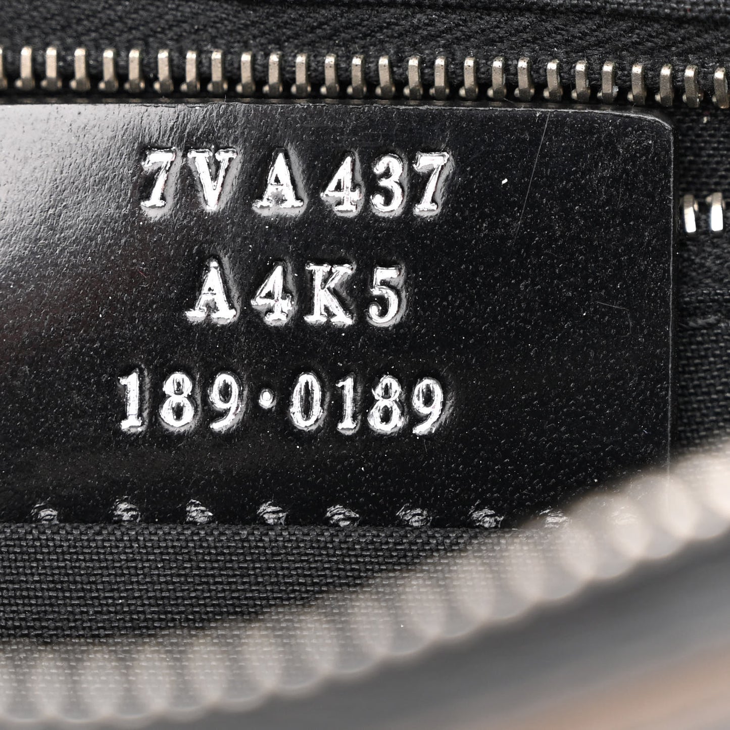 Vitello Century Bi-Color FF 1974 Embossed Messenger Maya Black