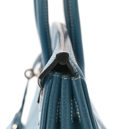 Hermes Togo Birkin 25 Blue Jean 12 of 12