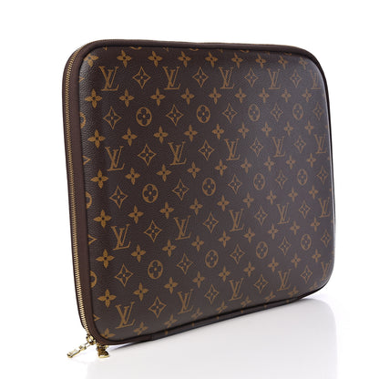 Louis Vuitton Monogram 15 Inch Laptop Sleeve 3 of 12
