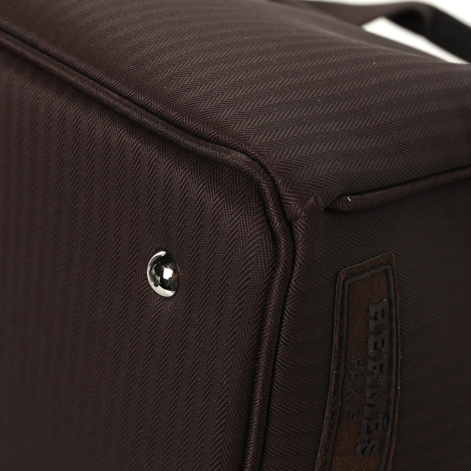 Hermes Toile Buffle Skipper TouTou Pet Carrier Bordeaux 11 of 12