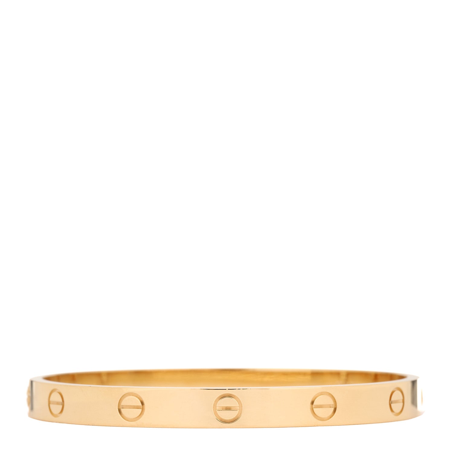 Cartier 18K Yellow Gold LOVE Bracelet 17 3 of 9