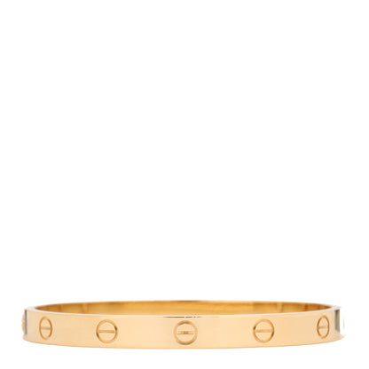 Cartier 18K Yellow Gold LOVE Bracelet 17 3 of 9