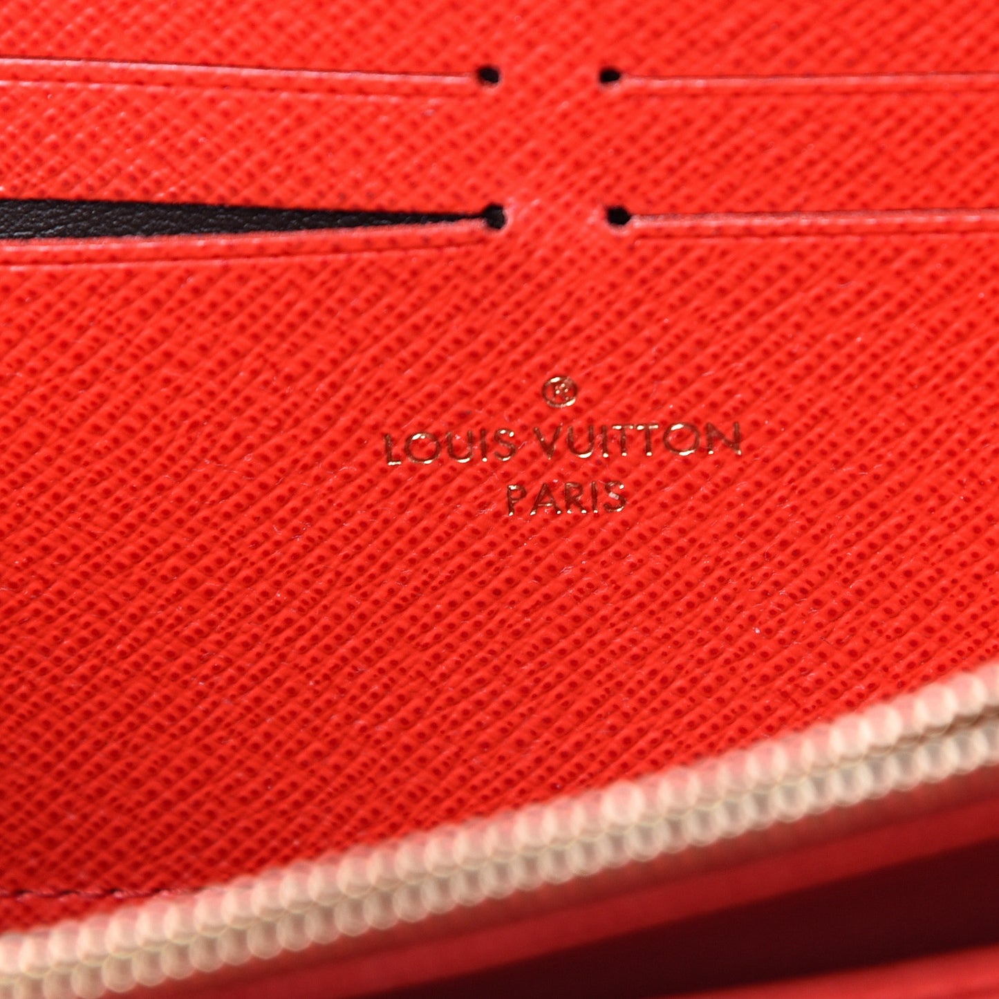 Monogram Zippy Wallet Coquelicot