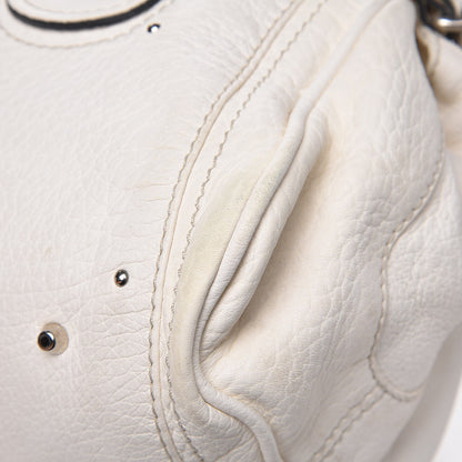 Chloe Calfskin Medium Paddington Satchel White 15 of 17