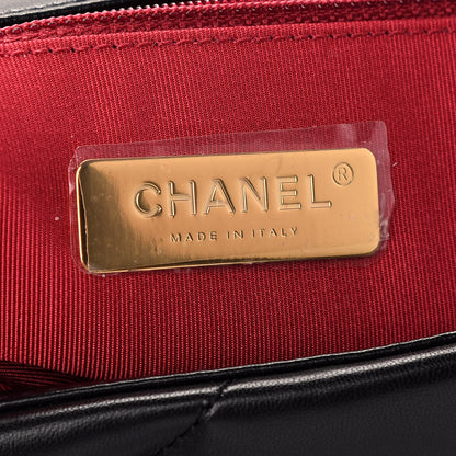 Chanel Lambskin Quilted Medium Chanel 19 Flap Black 6 of 9
