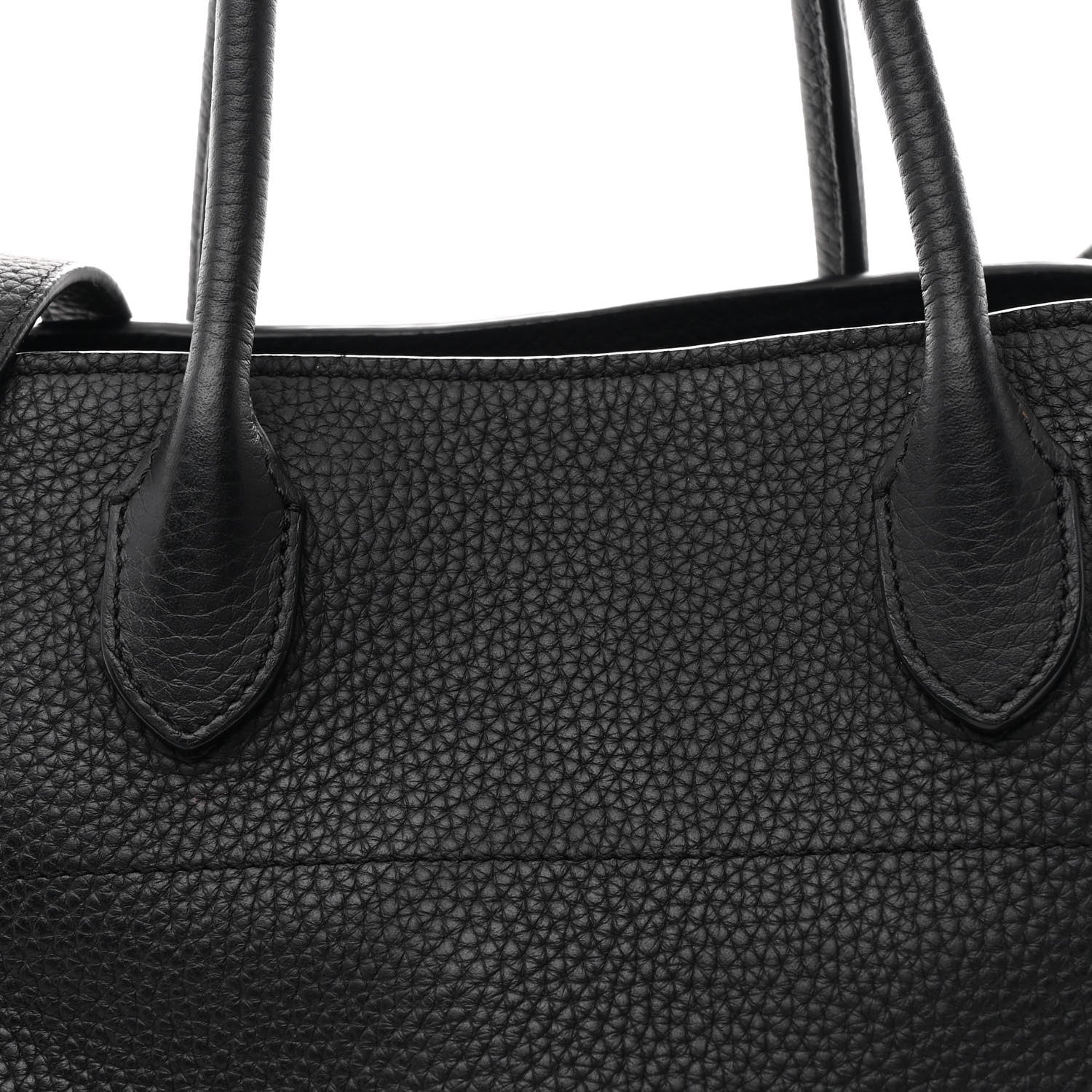 The Row Matte Grained Calfskin Soft Margaux 12 Black 7 of 12