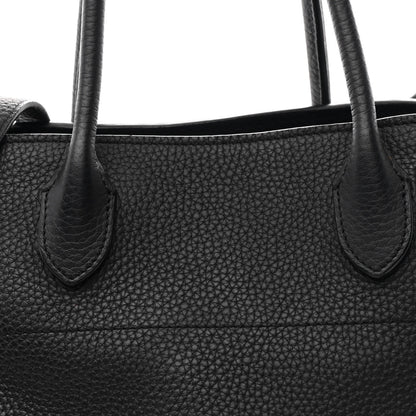 The Row Matte Grained Calfskin Soft Margaux 12 Black 7 of 12