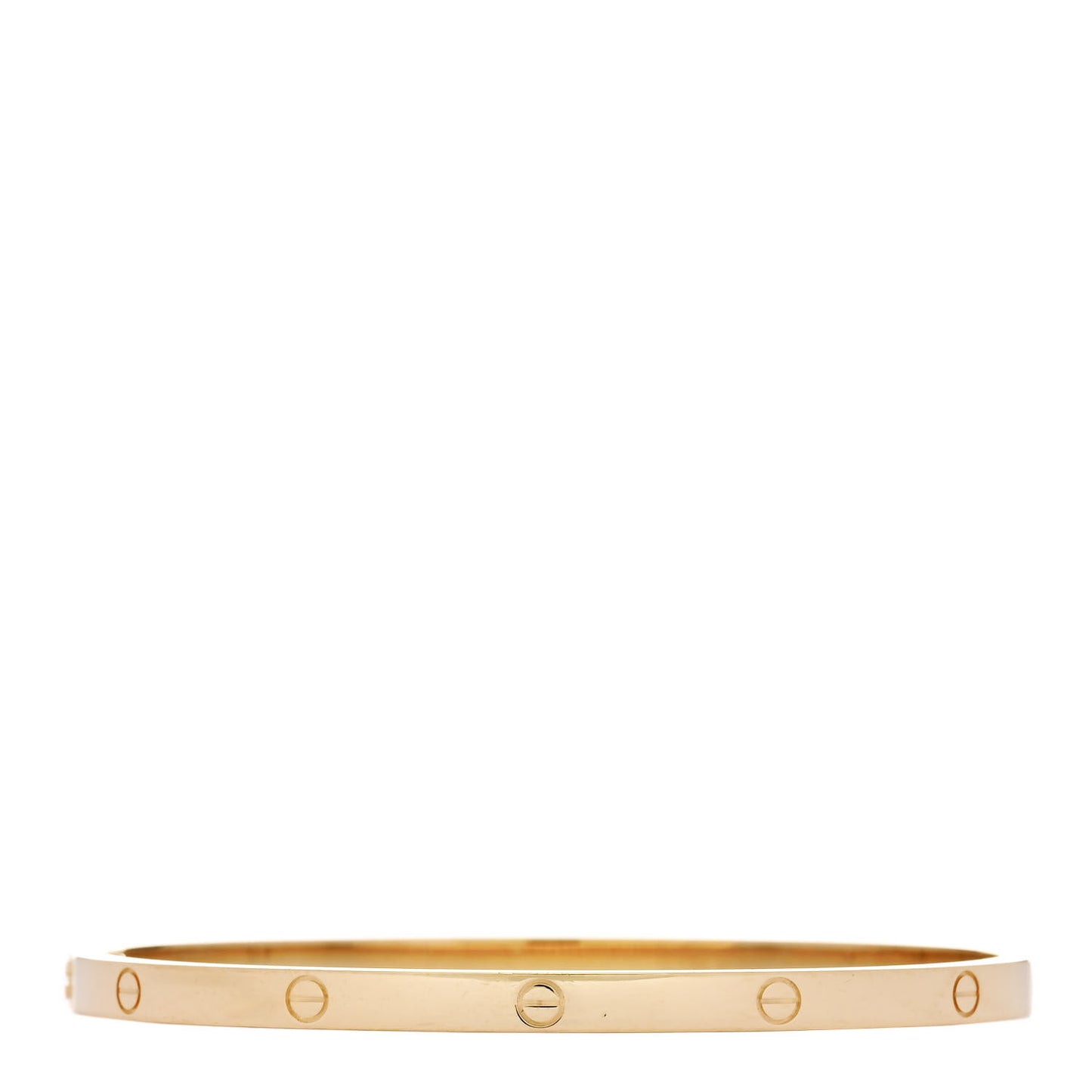 18K Yellow Gold Small LOVE Bracelet 17