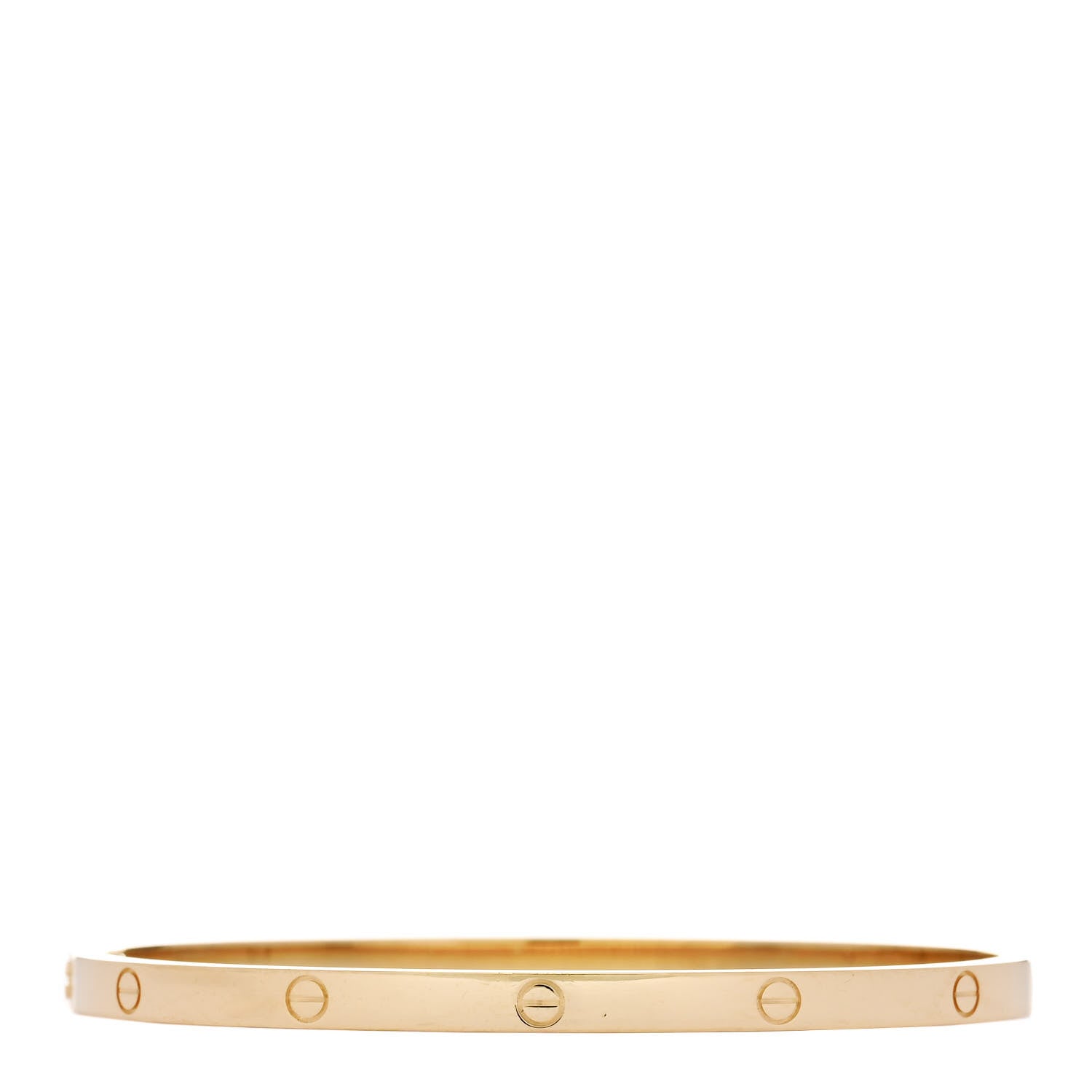 Cartier 18K Yellow Gold Small LOVE Bracelet 17 2 of 8