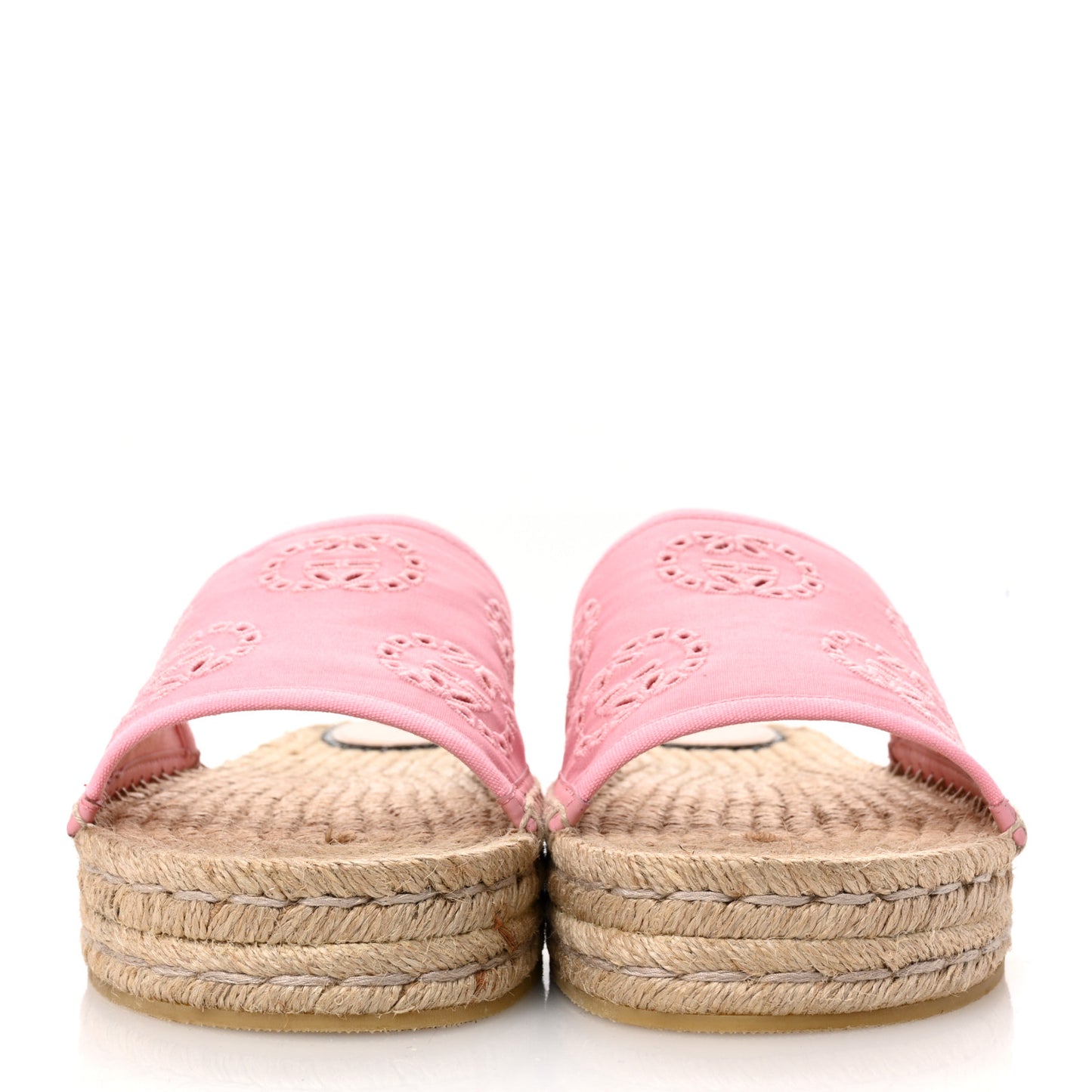 Canvas Interlocking G Damita Espadrille Sandals 42 Wild Rose