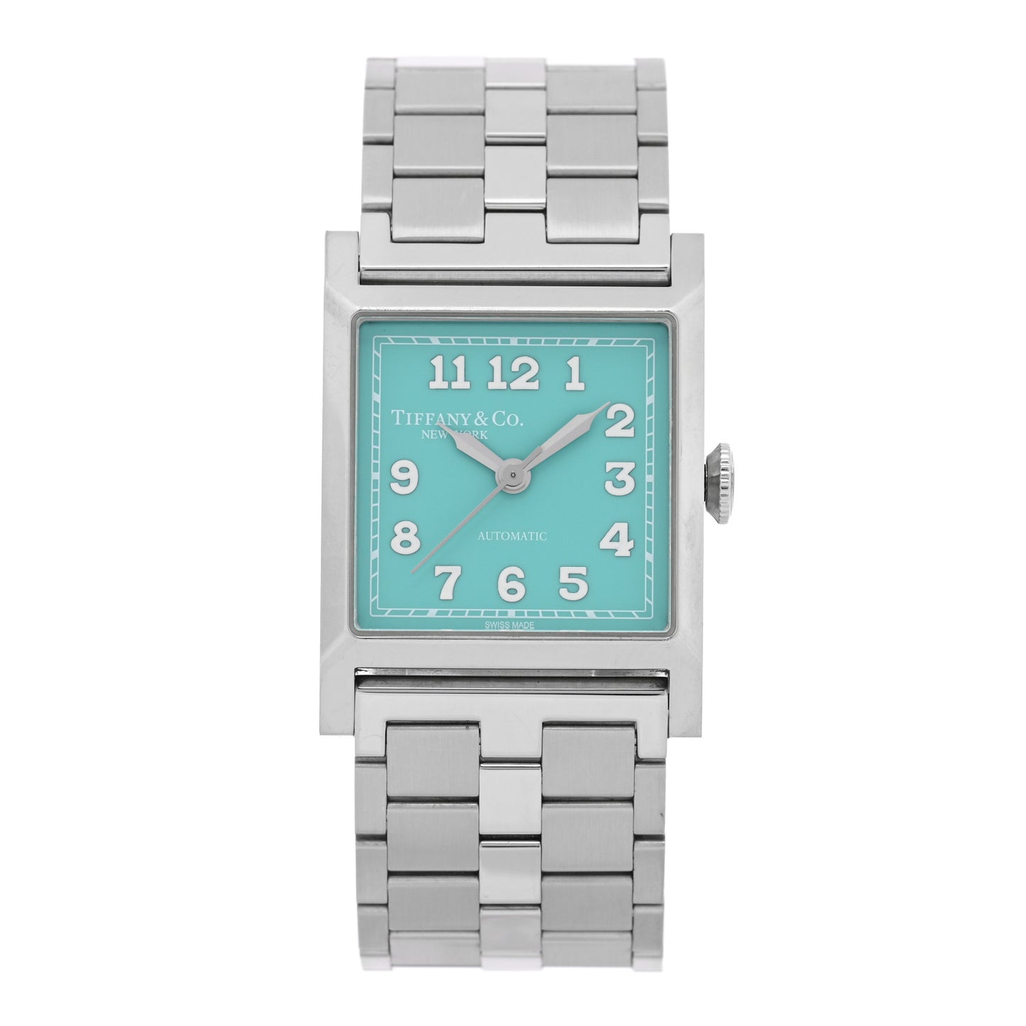 Stainless Steel 27mm Union Square Automatic Watch Tiffany Blue