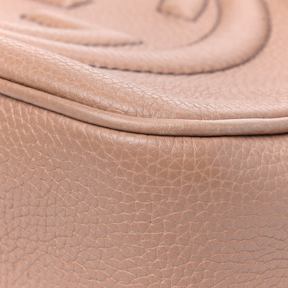 Gucci Pebbled Calfskin Small Soho Disco Bag Camelia 13 of 20