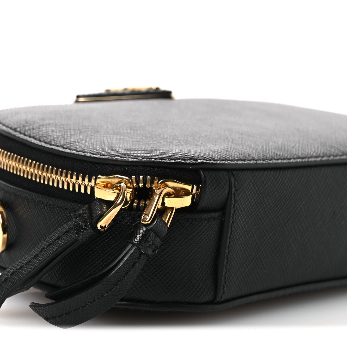 Saffiano Lux Odette Belt Bag Black