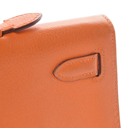 Hermes Swift Kelly Cut Clutch Pochette Orange 9 of 9