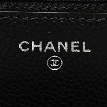 Chanel Caviar Quilted Wallet on Chain WOC Black 6 of 12