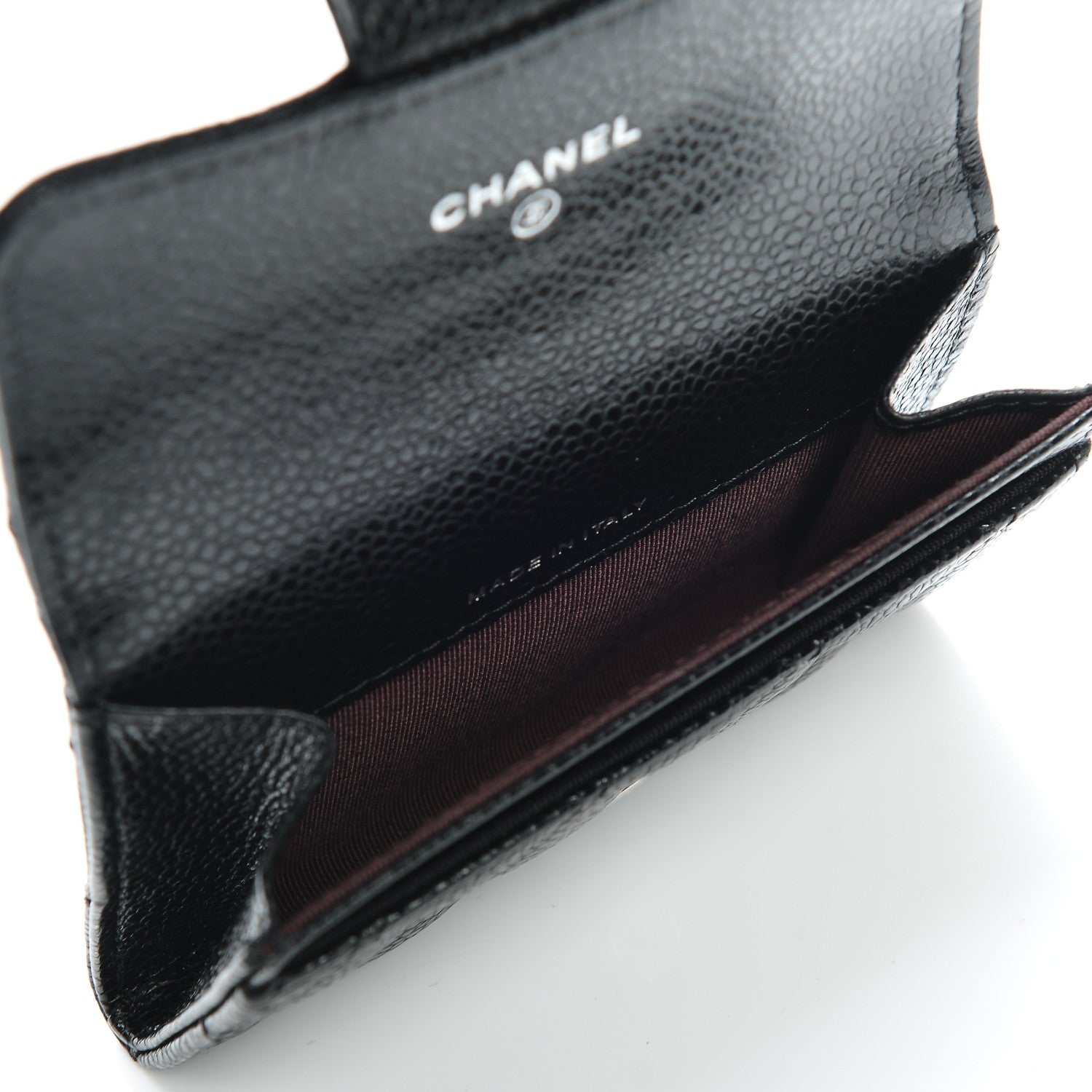 Chanel Caviar Quilted Flap Card Holder Black 5 of 7