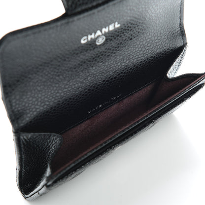 Chanel Caviar Quilted Flap Card Holder Black 5 of 7
