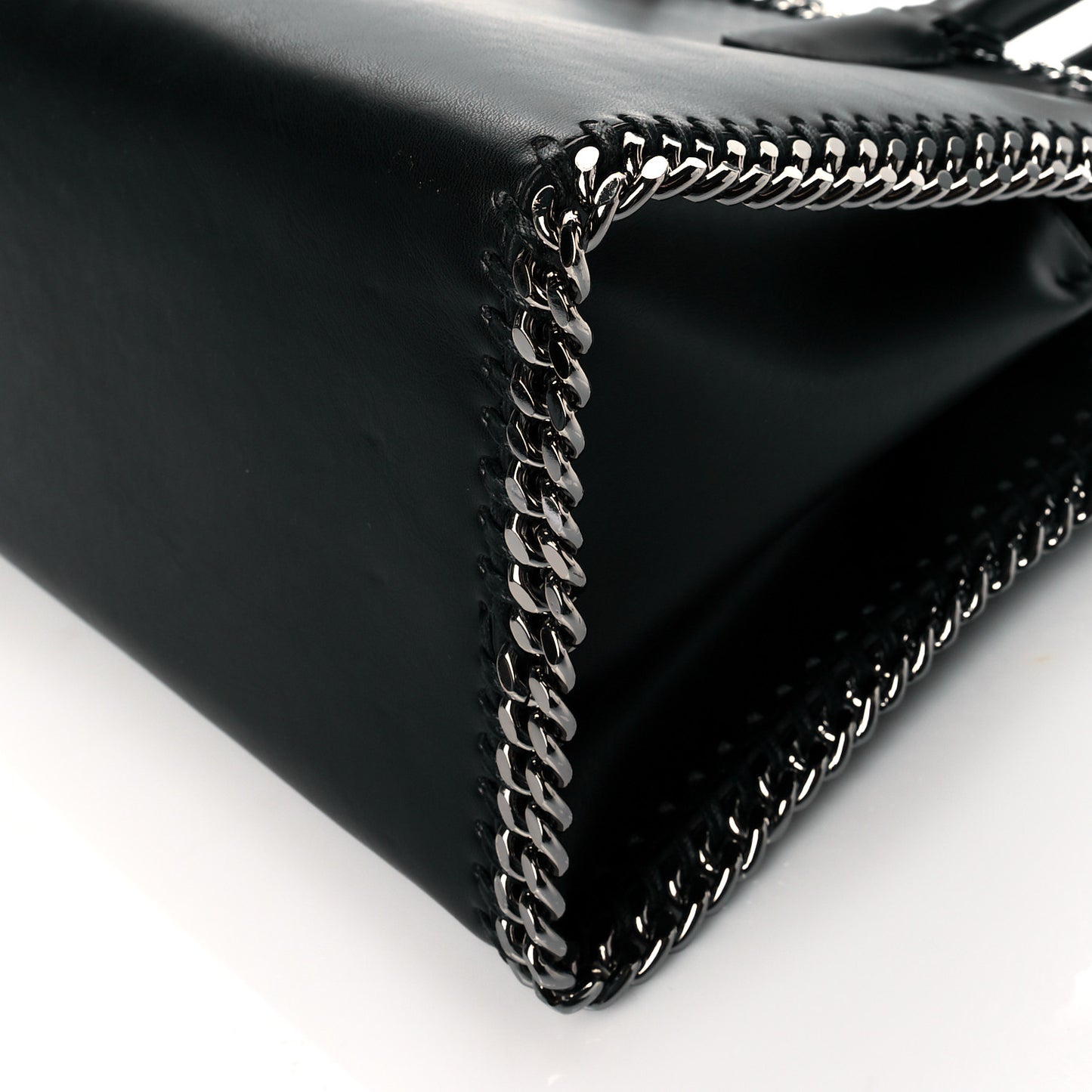 Eco Alter Nappa Falabella Box Top Handle Bag Black