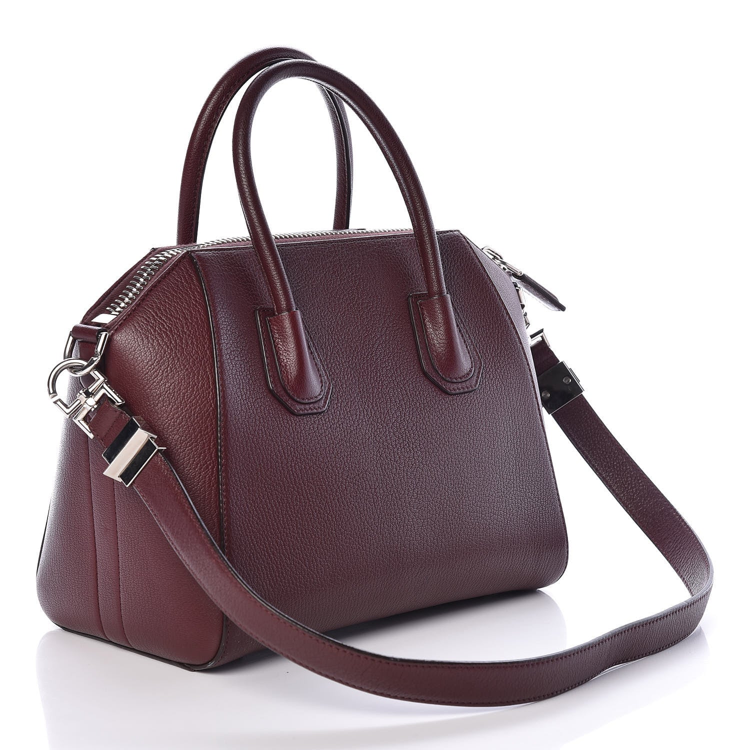 Givenchy Sugar Goatskin Small Antigona Oxblood 3 of 10