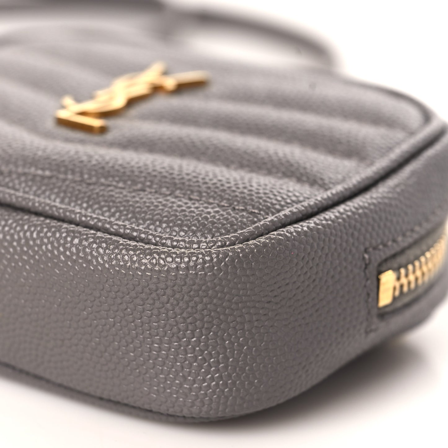 Grain De Poudre Matelasse Monogram Baby Lou Camera Bag Fog