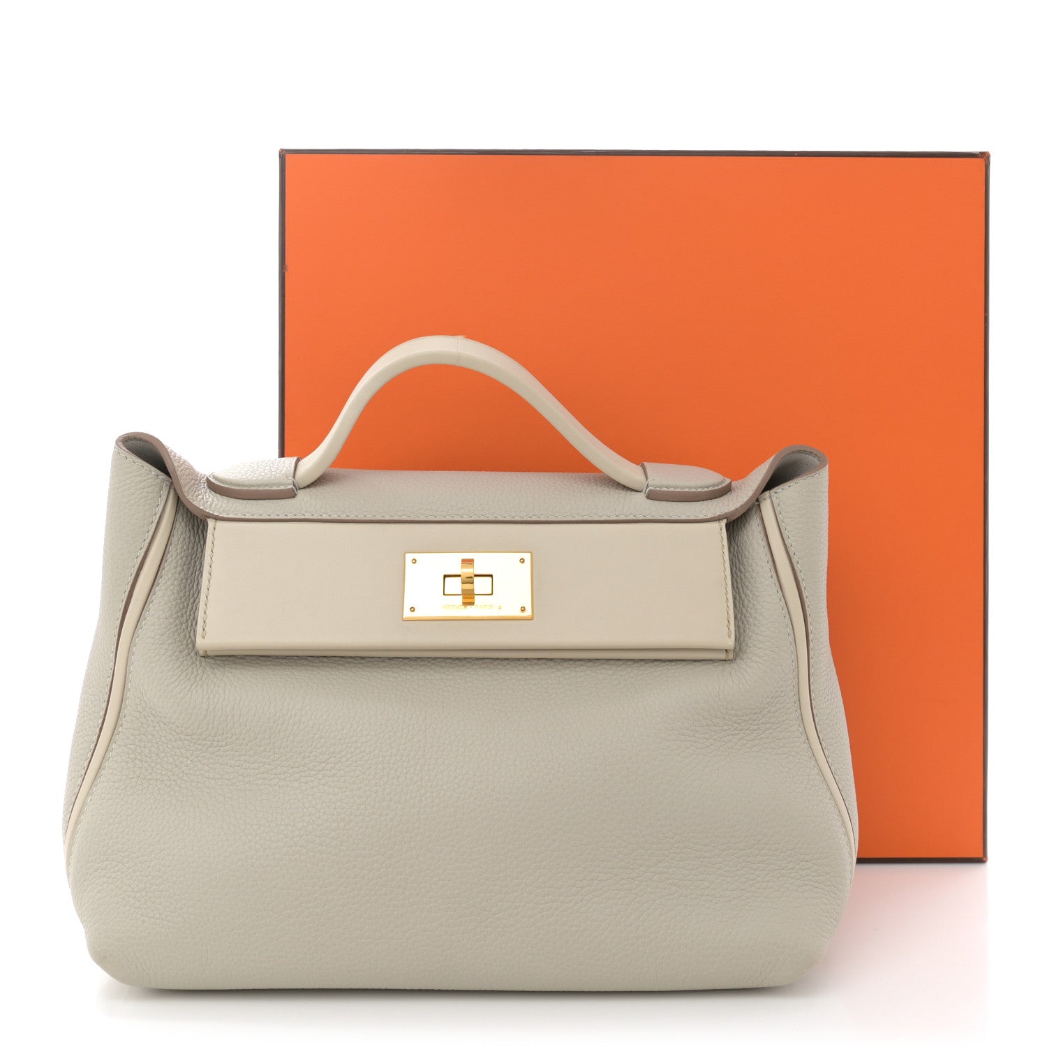 Hermes Togo Swift 24/24 29 Gris Perle Beton 13 of 13