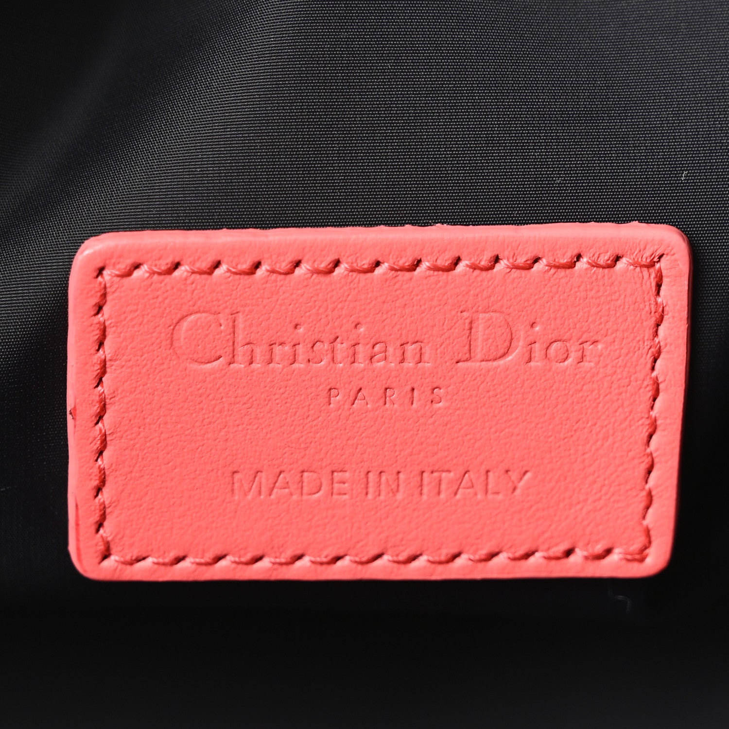 Christian Dior Technical Fabric Toile De Jouy Soleil DiorTravel Nomad Pouch Coral 6 of 10