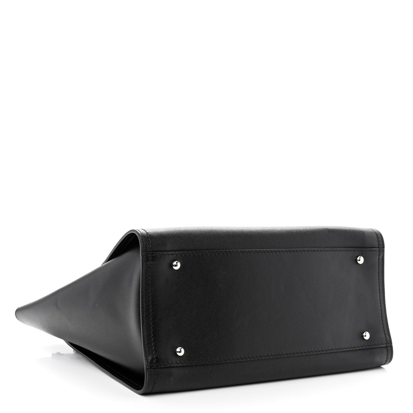 Caviar Small Studded Deauville Tote Black