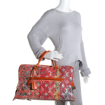 Louis Vuitton Monogram Pulp Defile Weekender GM Rose 2 of 7