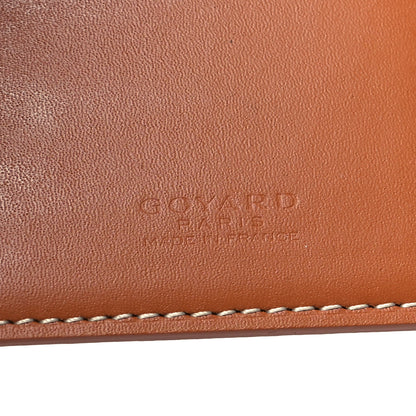 Goyard Goyardine Grenelle Passport Wallet Black Gold 6 of 8