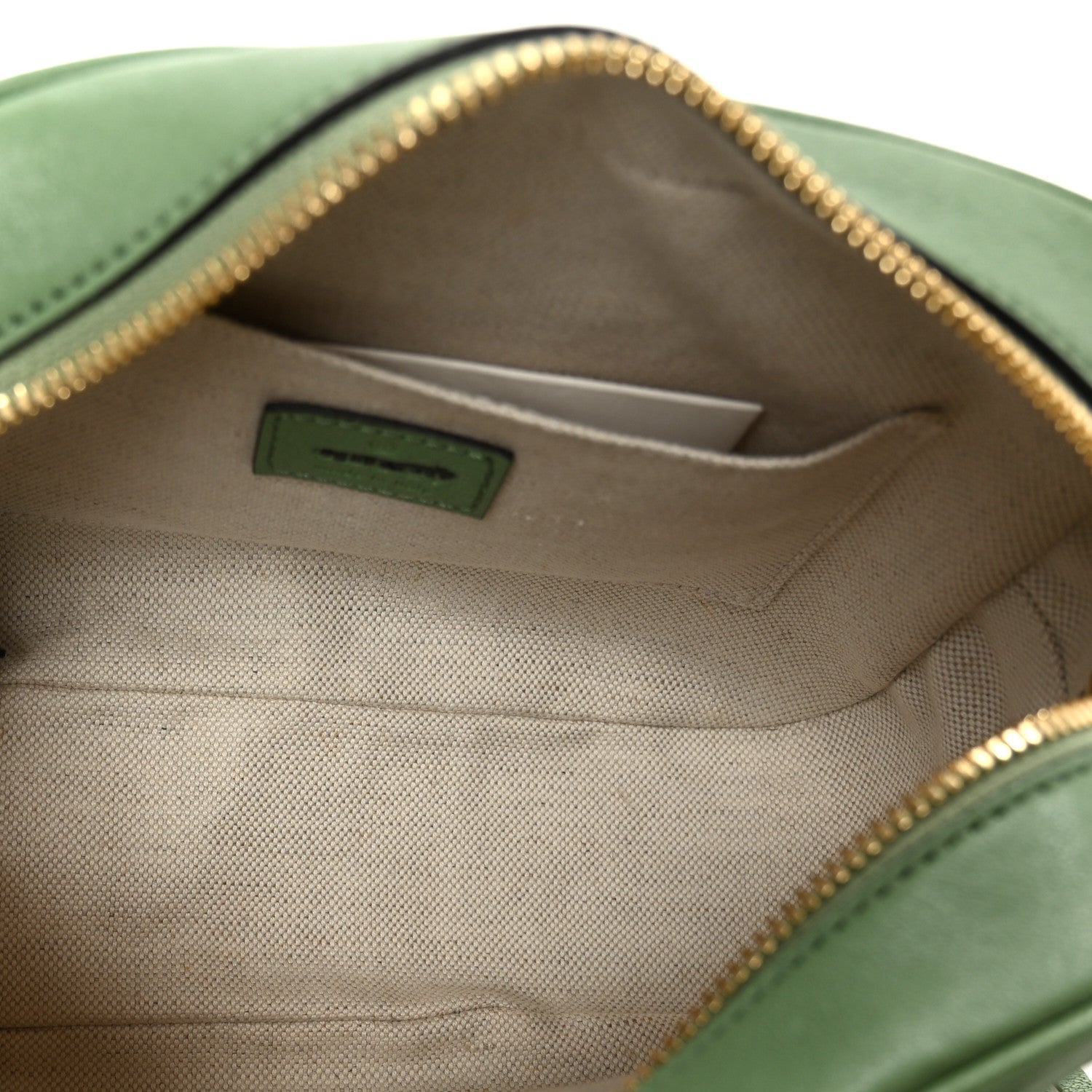 Gucci Sakai Be Green Calfskin Diagonal Stitched Small Blondie Shoulder Bag Light Green 5 of 10