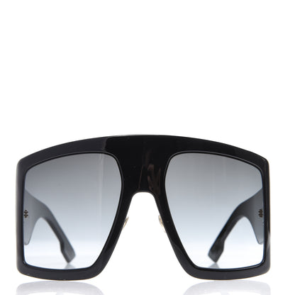 Christian Dior Acetate DiorSo Light 1 Shield Sunglasses Black 2 of 8