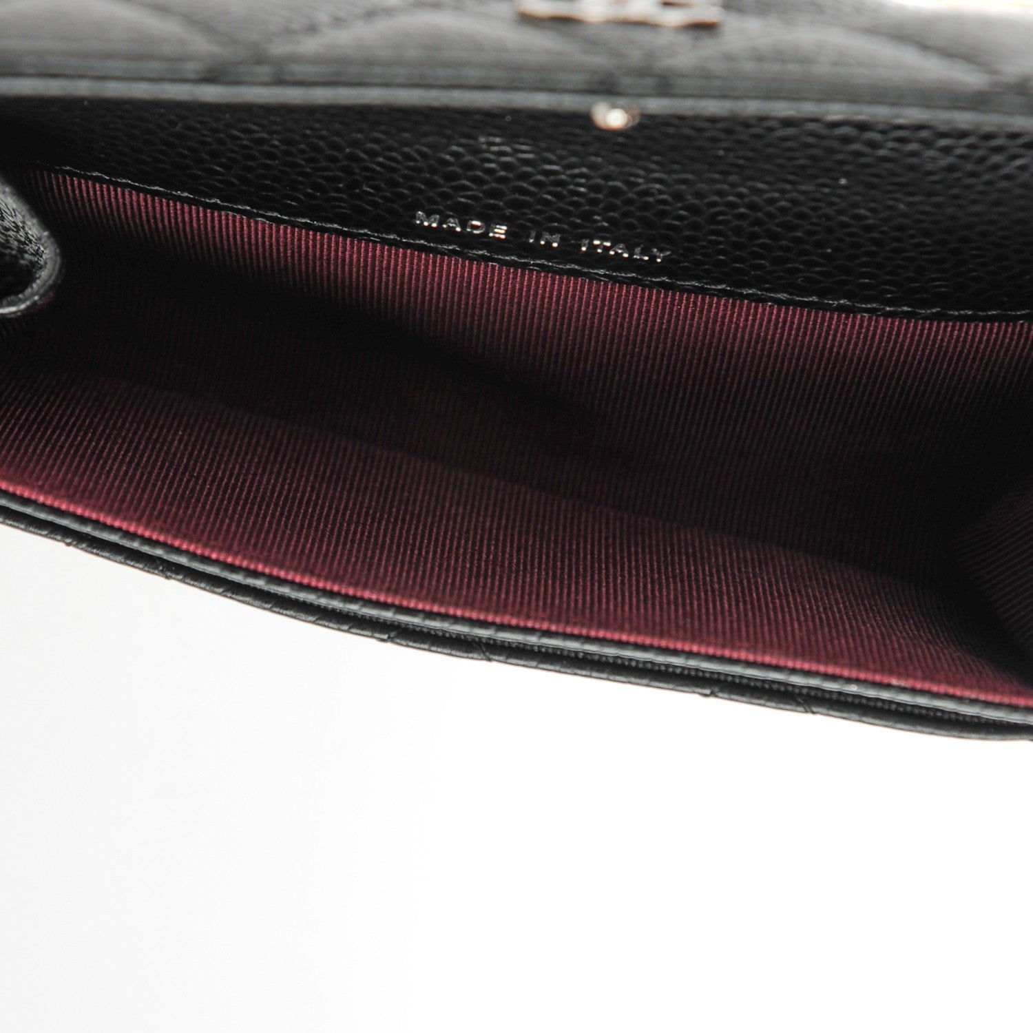 Chanel Caviar Quilted Flap Card Holder Black 5 of 8