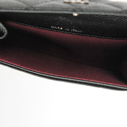 Chanel Caviar Quilted Flap Card Holder Black 5 of 8