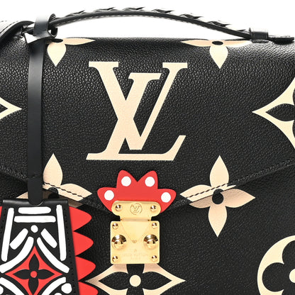 Louis Vuitton Empreinte Monogram Giant Crafty Pochette Metis Black Creme 7 of 9