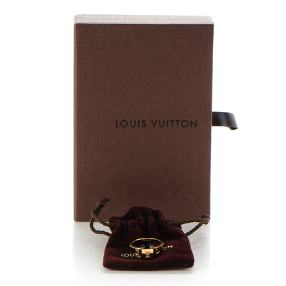 Louis Vuitton Gamble Ring Large 7.5 Gold 5 of 5