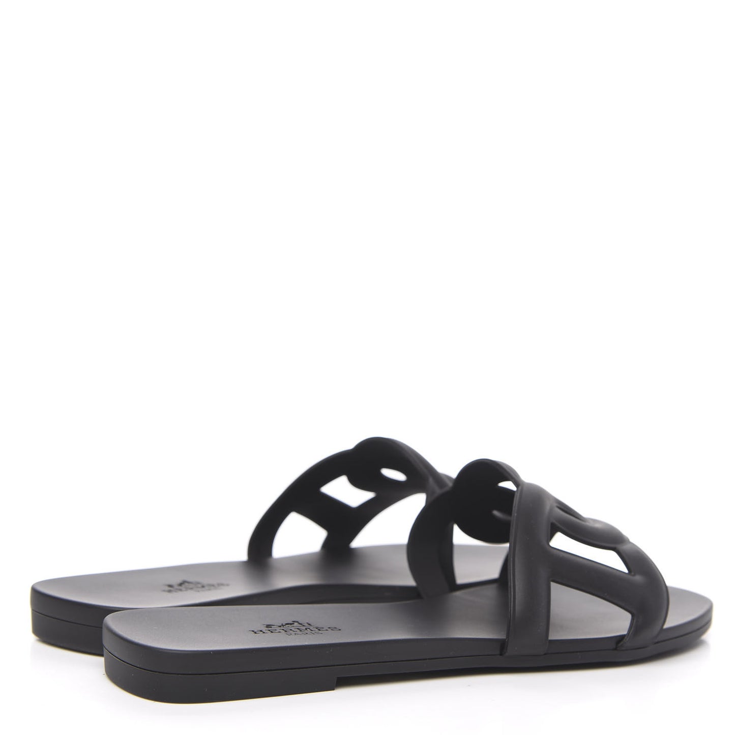 Rubber Aloha Sandals 36 Black