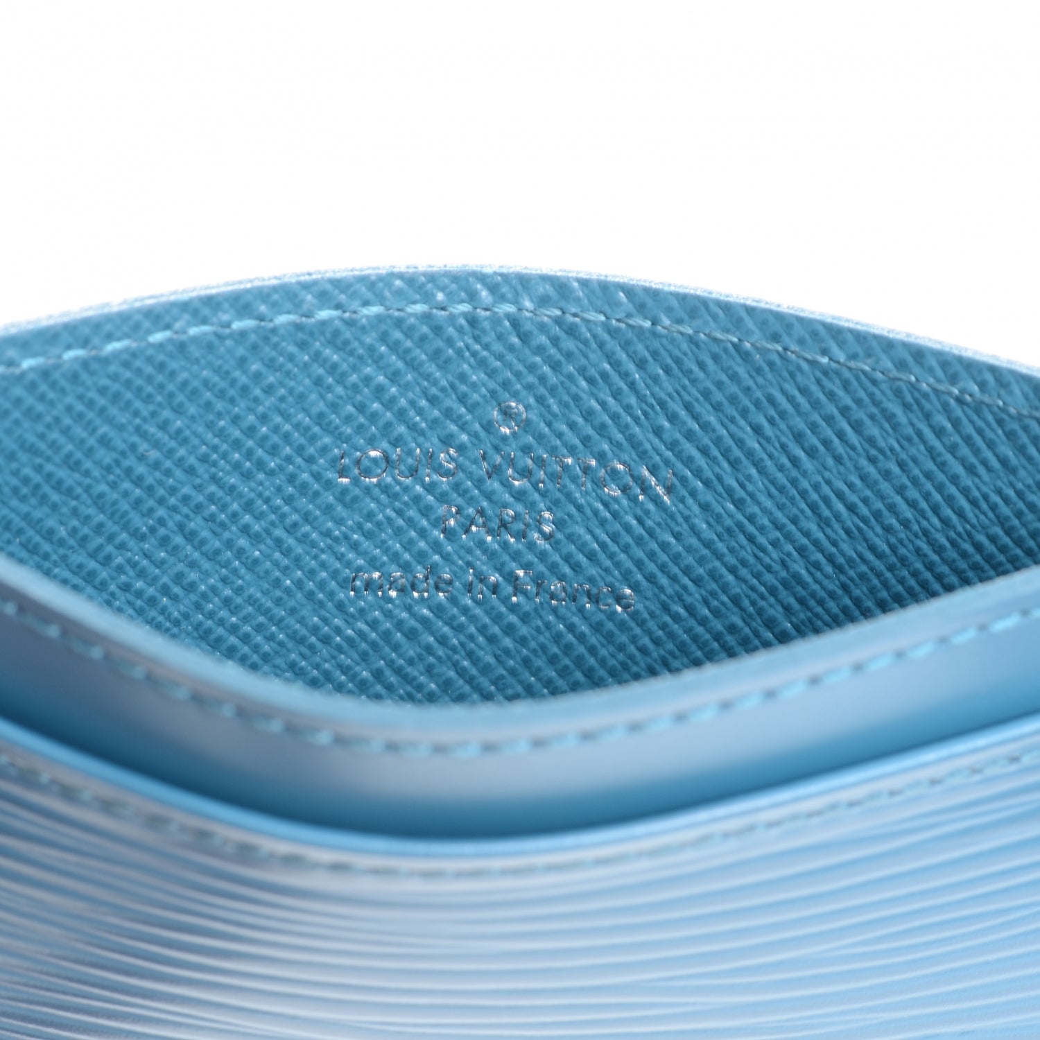 Louis Vuitton Epi Card Holder Cyan 5 of 6