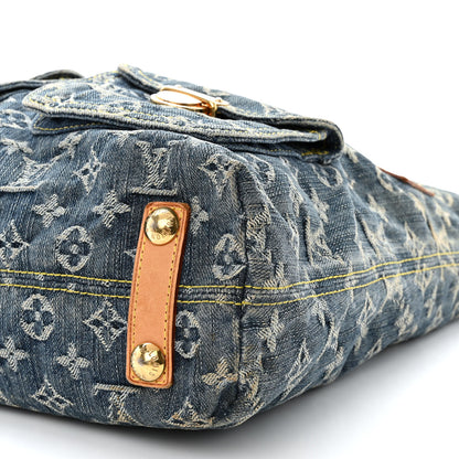 Louis Vuitton Denim Baggy GM Blue 10 of 17