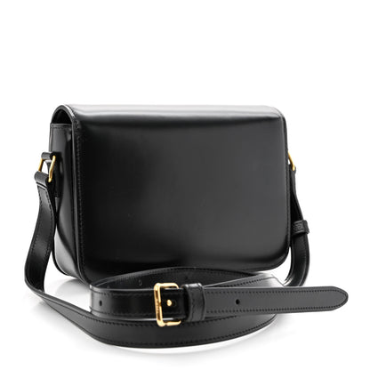 Celine Shiny Calfskin Teen Triomphe Black 3 of 15