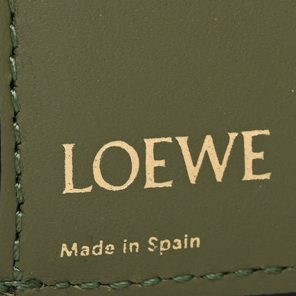 Loewe Calfskin Embossed Small Wallet Avocado 6 of 7