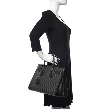 Saint Laurent Calfskin Studded Small Sac De Jour Black 2 of 18