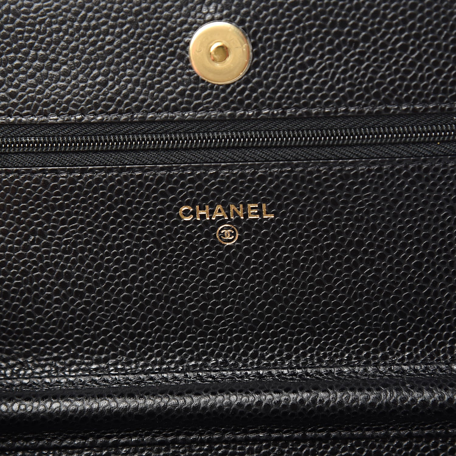 Chanel Caviar Quilted Wallet On Chain WOC Black 6 of 11
