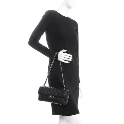 Chanel Caviar Quilted East West Flap Black 2 of 8